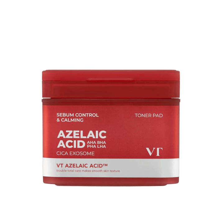 Product image of VT Azelaic Acid Cica Exosome Toner Pad – daily gentle peeling that reduces sebum and soothes the skin.