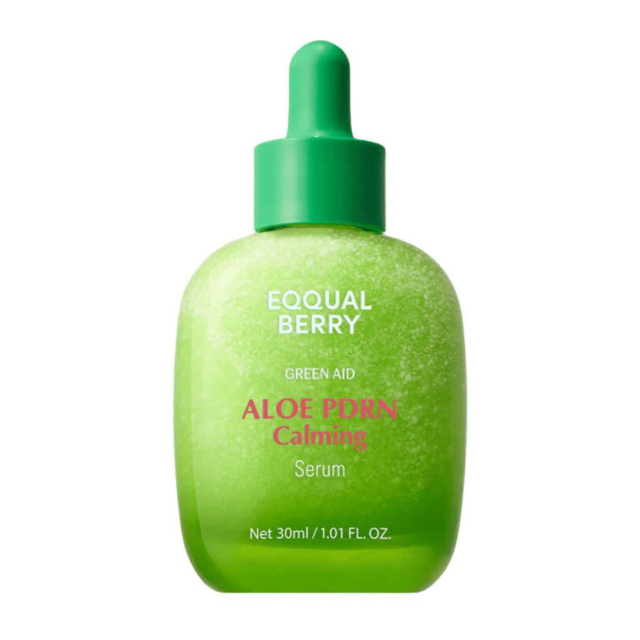 Product image of EQQUALBERRY Aloe PDRN Calming Serum 30 ml – Korean facial serum with aloe and PDRN for hydration and skin repair.