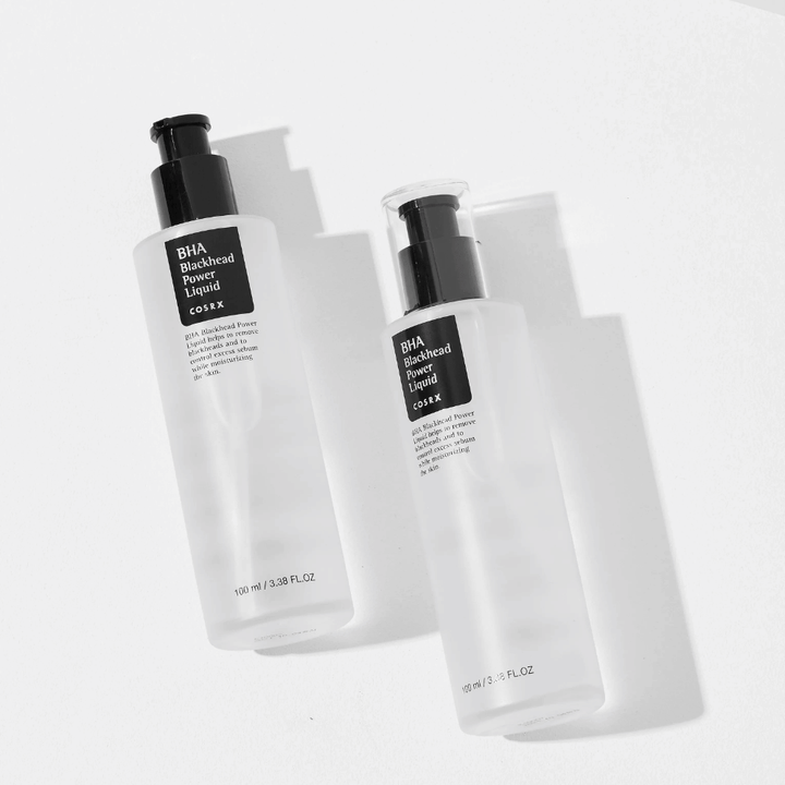 COSRX BHA Blackhead Power Liquid exfoliation – effective treatment against blackheads and clogged pores for oily and combination skin.