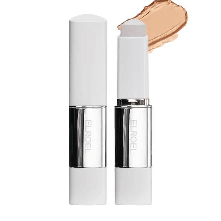 ELROEL Blanc Cover Cream Stick concealer in deep shade with high coverage and soft, skin-close finish.
