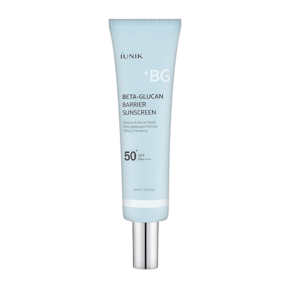 iUNIK Beta-Glucan Barrier Sunscreen SPF50+ PA++++ moisturizing facial sunscreen with an invisible finish product image