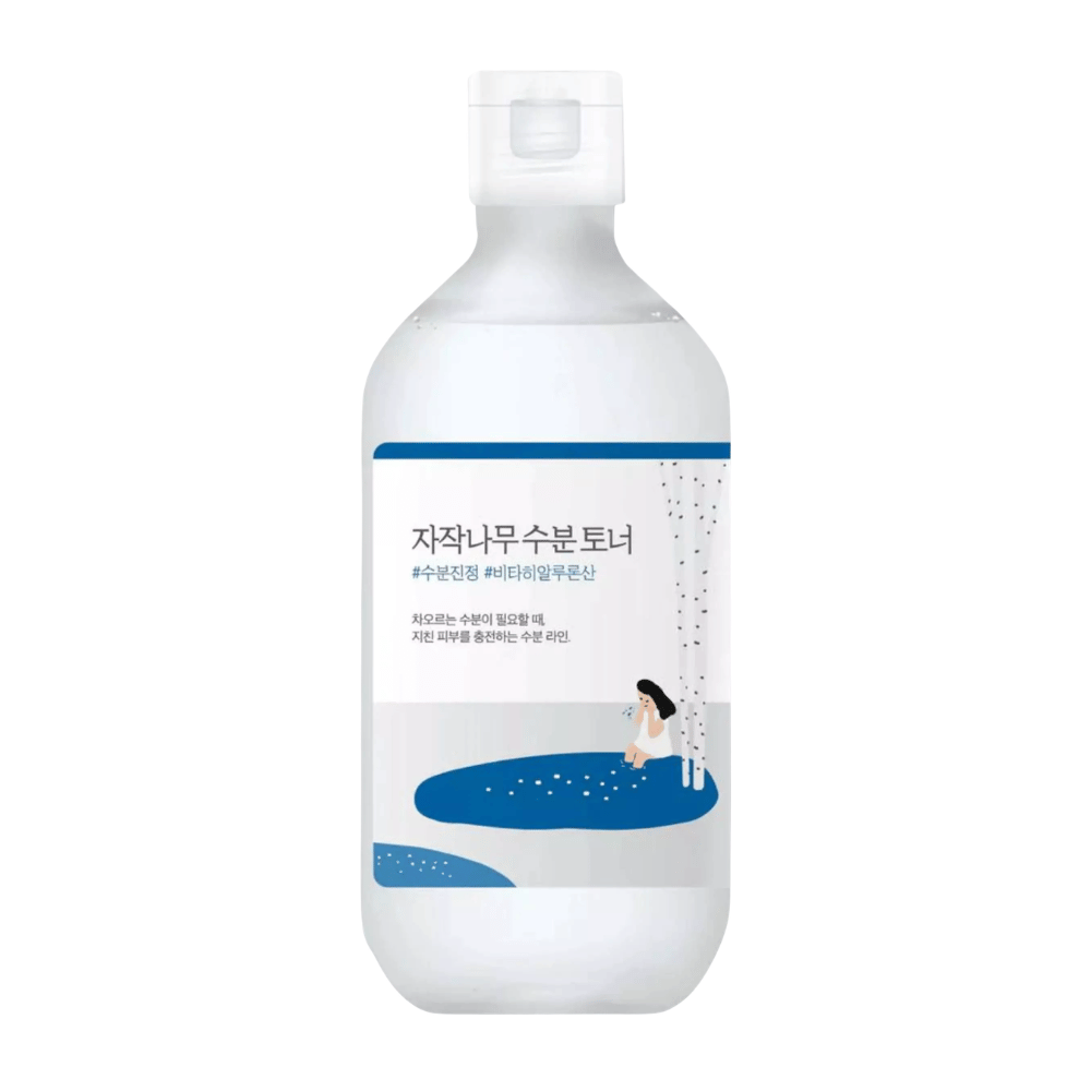 Straight product image of ROUND LAB Birch Juice Moisturizing Toner on a white background