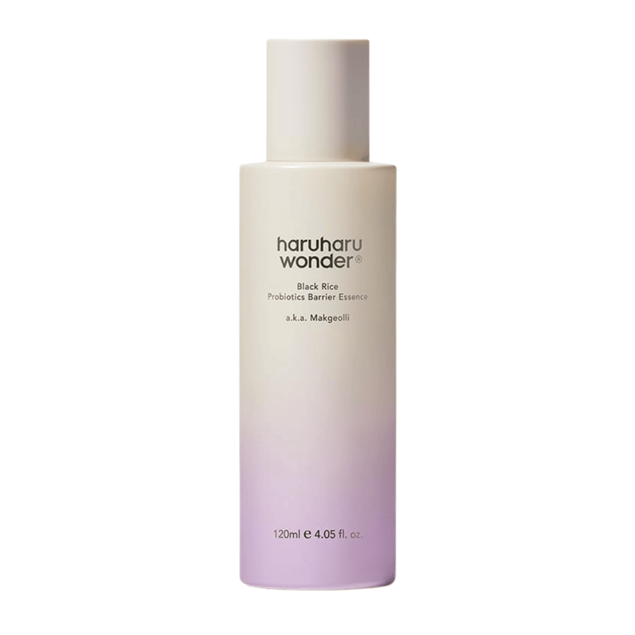 Haruharu Wonder Black Rice Probiotics Barrier Essence 120 ml with a lightweight formula that strengthens the skin and gives a natural glow