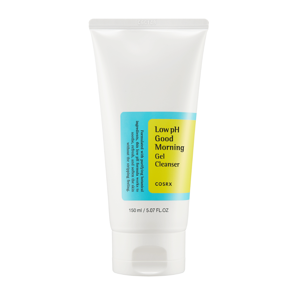 COSRX Low pH Good Morning Gel Cleanser 150ml – Korean gel cleanser with low pH that balances the skin and removes impurities