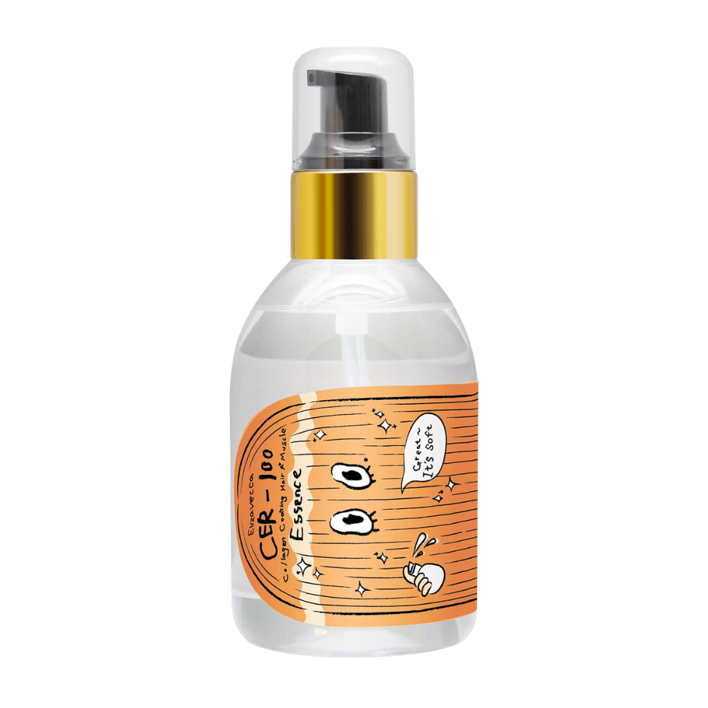 Simple product image of Elizavecca CER-100 Collagen Coating Hair A+ Muscle Essence against a light background.