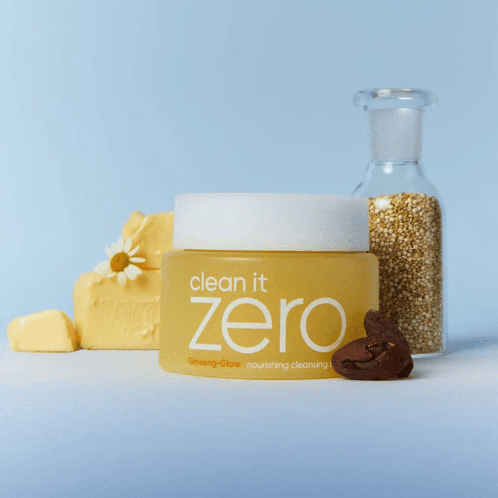 Product image of Clean It Zero Ginseng-Glow Cleansing Balm with ingredient inspiration like ginseng and nourishing oils, a gentle cleansing balm that melts makeup and cleanses the skin without drying out.