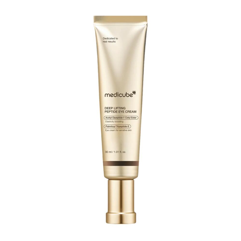 Medicube Deep Lifting Peptide Eye Cream – anti-aging eye cream with peptides that improve firmness, reduce fine lines, and hydrate.