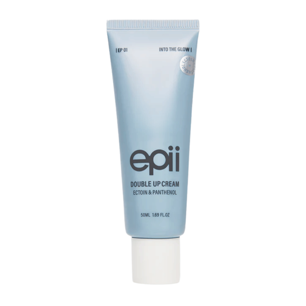 EPII Double Up Cream Ectoin & Panthenol 50 ml – återfuktande ansiktskräm som lugnar känslig hud och stärker hudbarriären.