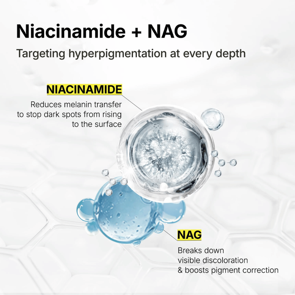 Ma:nyo Glutathione 7 Dark Spot Serum Patch with niacinamide and NAG to reduce dark spots and even out skin tone