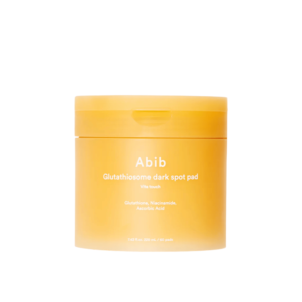 Product image of Abib Glutathiosome Dark Spot Pad Vita Touch toner pads with vitamin C and niacinamide.