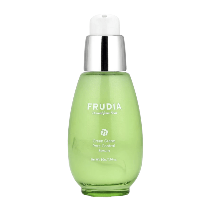 Frudia Green Grape Pore Control Serum 50 g – Korean facial serum with green grape extract that minimizes pores, balances oily skin, and provides hydrated, clear skin.