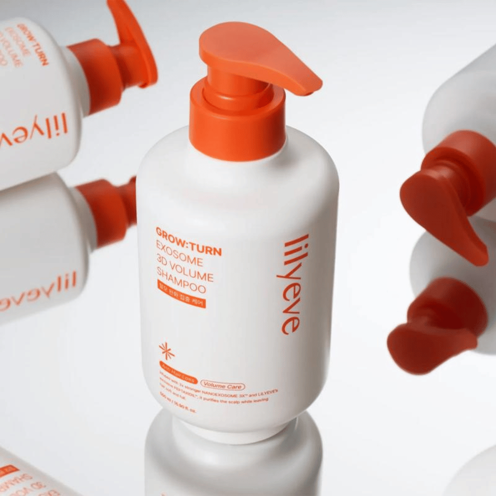 LILYEVE Grow:Turn Exosome 3D Volume Shampoo with a volumizing formula for thin and lifeless hair