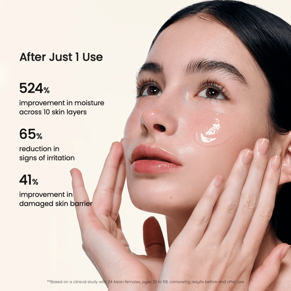 Increased moisture levels in multiple skin layers.
Reduced signs of irritation.
Improved skin barrier.