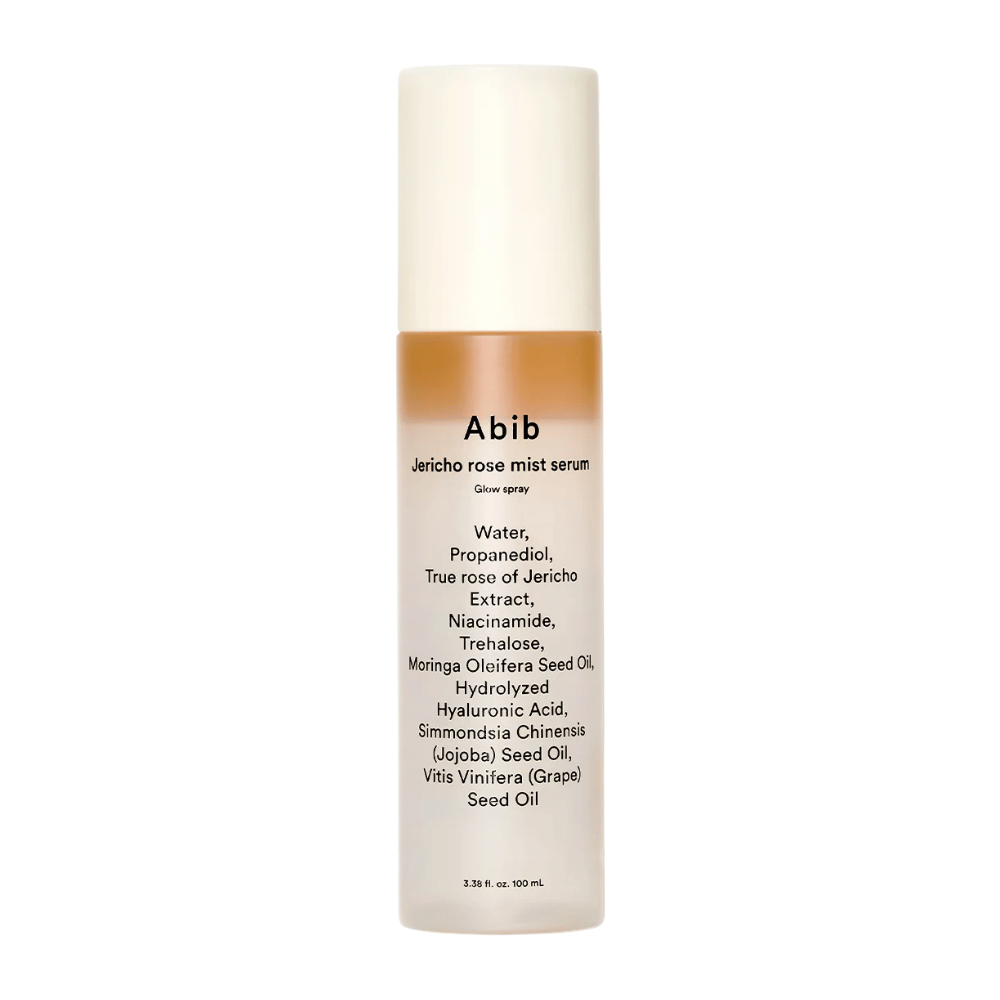 Product image of Abib Jericho Rose Mist Serum 100 ml. Moisturizing face spray with hyaluronic acid and rose of Jericho.