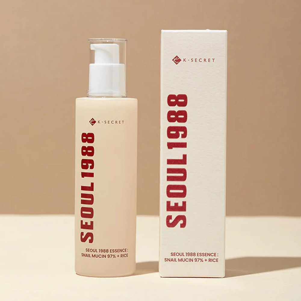 Product image with packaging for KSECRET-SEOUL 1988 Essence Snail Mucin 97%