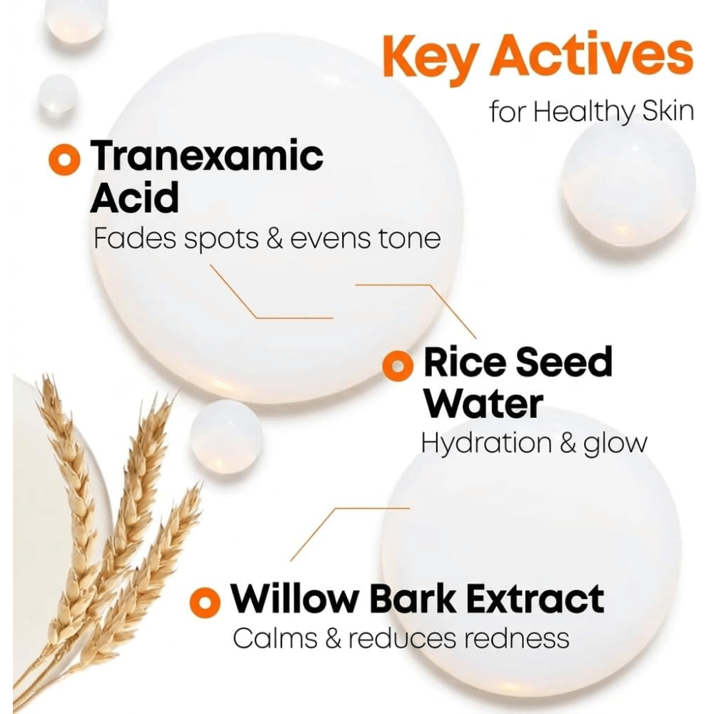 4. NINE LESS MELA-PRO Rice & TXA Toner – key ingredients such as tranexamic acid, rice extract, and willow bark extract for a more even skin tone and radiance