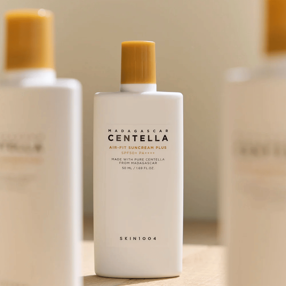 SKIN1004 Madagascar Centella Air-Fit Suncream Plus SPF50+ PA++++ sunscreen with centella asiatica that protects the skin from UV rays and soothes sensitive skin
