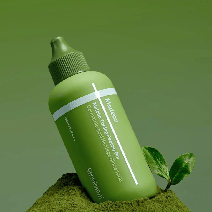 Centellian24 Madeca Matcha Toning Peeling Gel product image – mild Korean exfoliating peeling gel with matcha that helps refine skin texture and provide fresher skin.