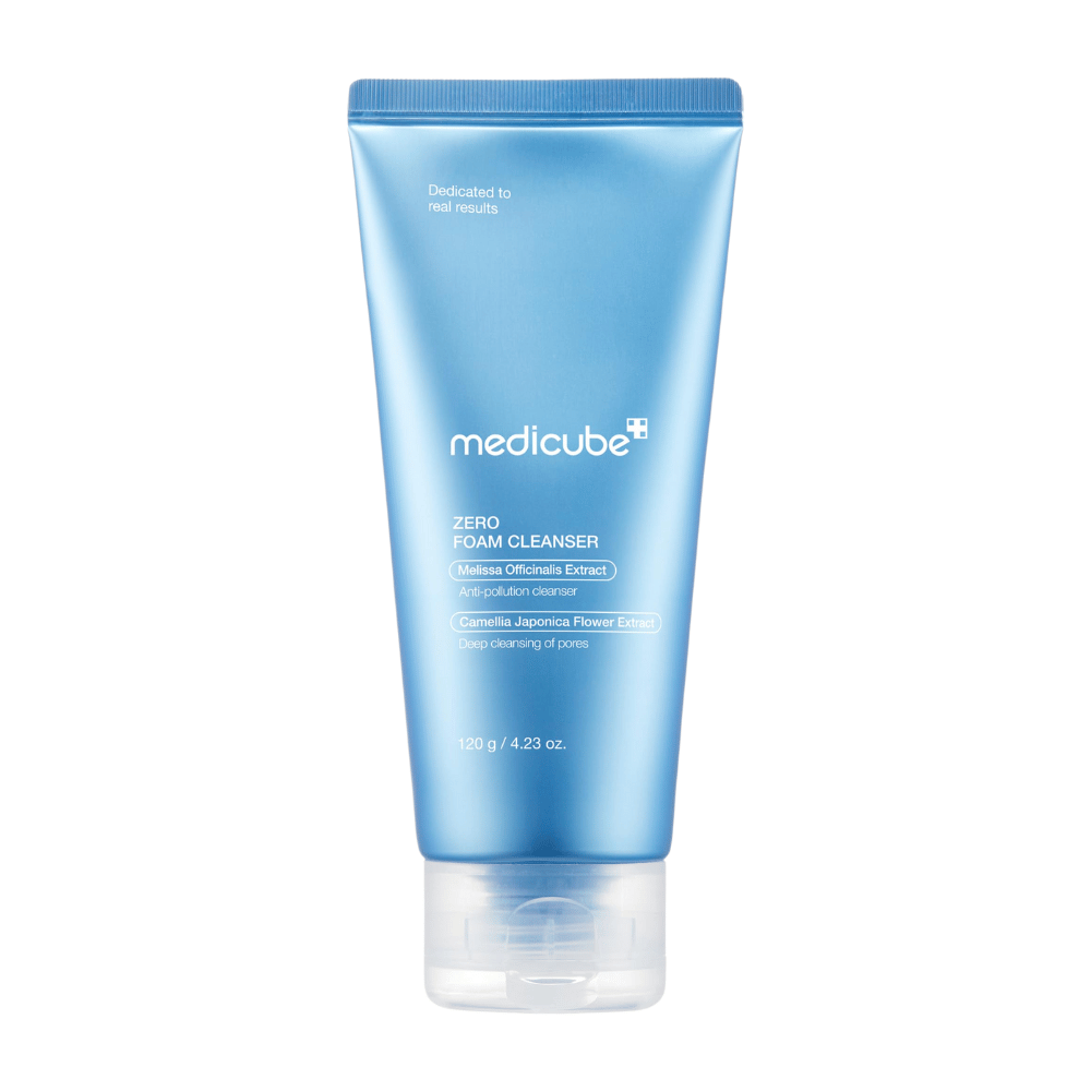 Medicube Zero Foam Cleanser – Deep cleansing facial cleanser for fresh and balanced skin.

🌿 Melissa Officinalis extract – Protects the skin against pollution.
🌸 Camellia Japonica flower extract – Deeply cleanses the pores.