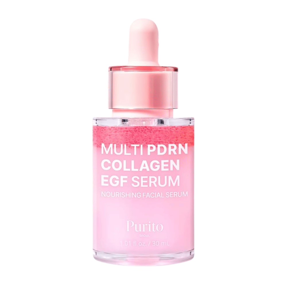 Purito Multi PDRN Collagen EGF Serum 30 ml – Korean facial serum with PDRN, collagen and EGF.
