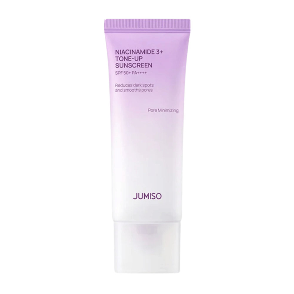 JUMISO Niacinamide 3+ Tone-Up Sunscreen SPF50+ PA++++ 50 ml – Korean sunscreen with niacinamide for UV protection, even skin tone, and radiance.