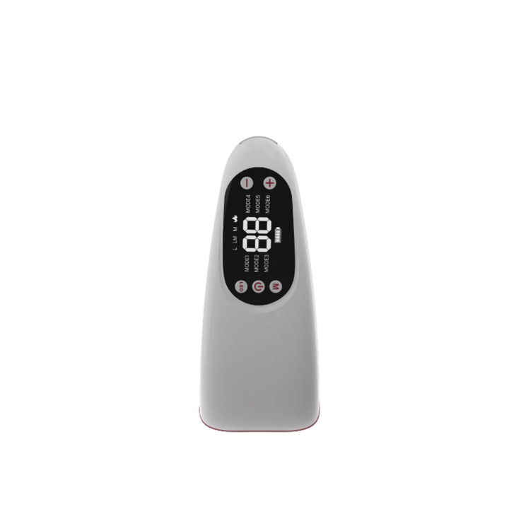 Front view of Beaund Nmode Pro where the control panel is shown clearly. The display and buttons for settings and treatment modes are easily accessible.