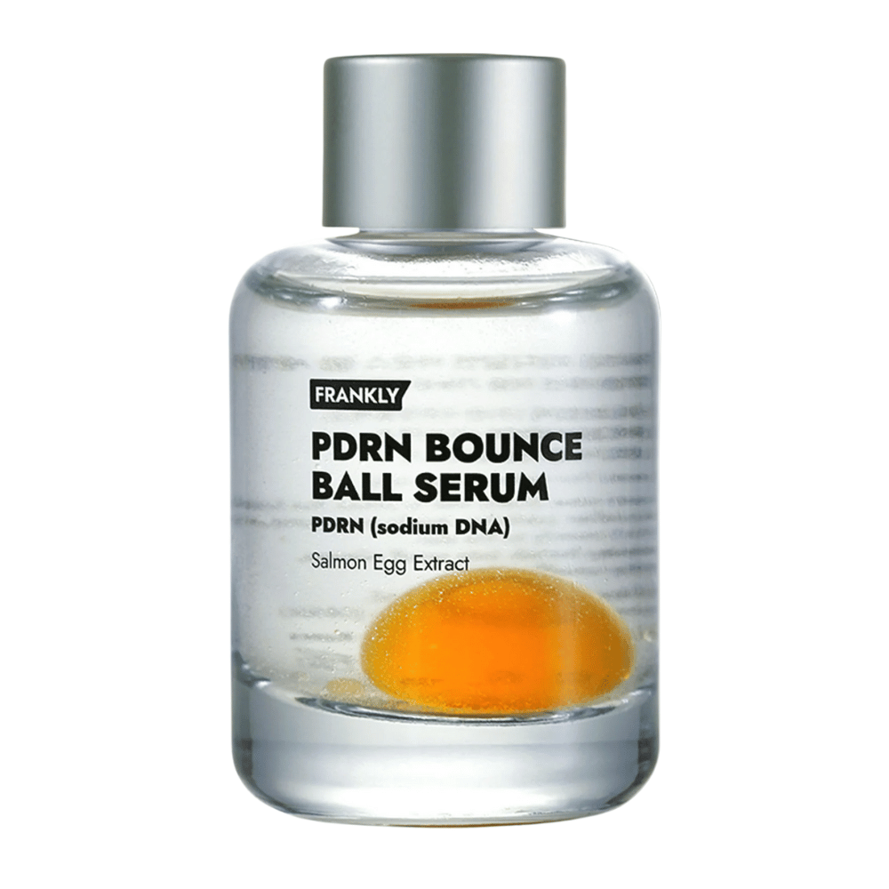 FRANKLY PDRN Bounce Ball Serum – Korean facial serum with PDRN and salmon egg extract that strengthens the skin barrier and provides elasticity.