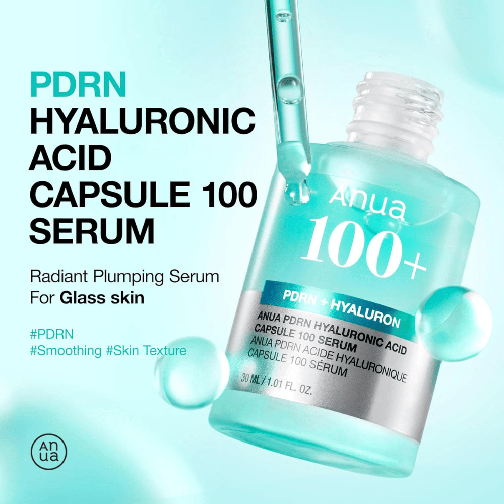 Anua PDRN Hyaluronic Acid Capsule 100 Serum is a moisturizing serum for a radiant "glass skin" look. Contains PDRN and hyaluronic acid to smooth the skin's texture and provide intense hydration. Perfect for restoring the skin's elasticity and softness!