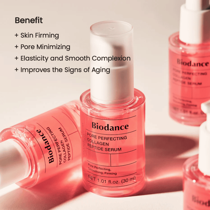 Biodance Pore Perfecting Collagen Peptide Serum 30 ml – tightening and pore-minimizing facial serum.