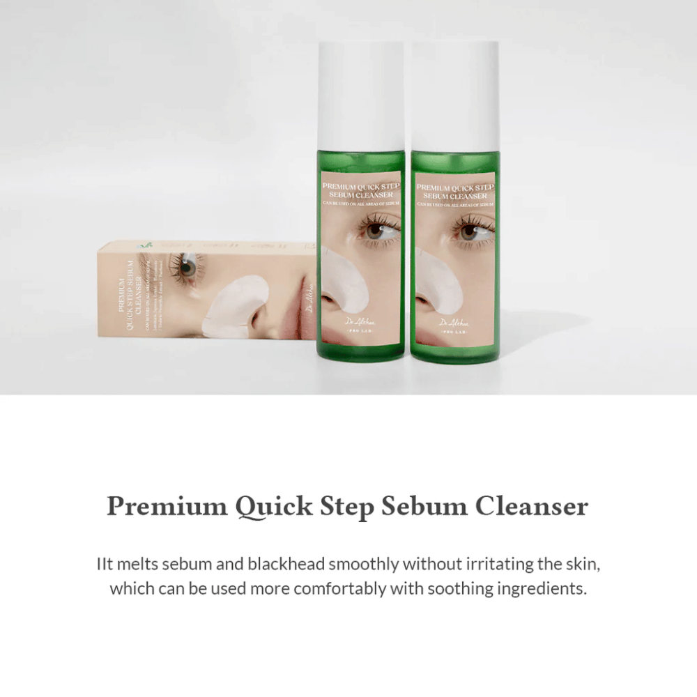 Dr. Althea Premium Quick Step Sebum Cleanser – effective sebum-cleansing that dissolves sebum and impurities while keeping the skin hydrated and balanced.