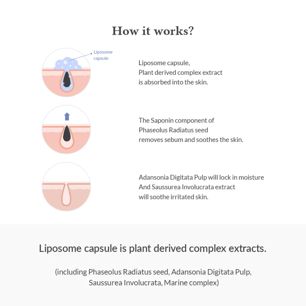 Dr. Althea Premium Quick Step Sebum Cleanser with liposome technology that helps dissolve sebum, clean pores, and soothe sensitive skin without irritation.