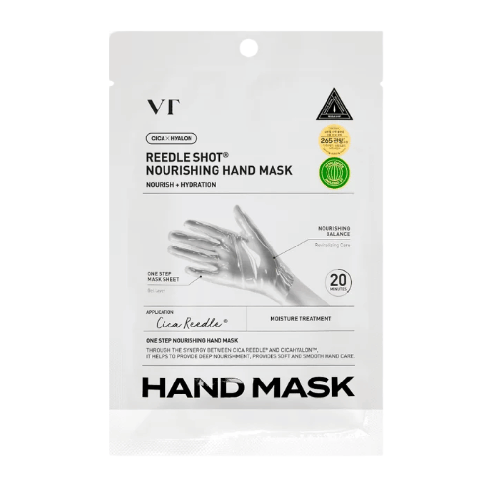 VT Cosmetics Reedle Shot Nourishing Hand Mask with CICA Reedle and hyaluronic acid for intensive hand care