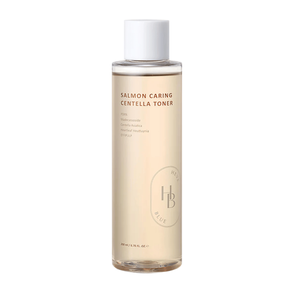 Salmon Caring Centella Toner product image – Korean toner with PDRN and centella that deeply moisturizes, strengthens the skin barrier, and prepares the skin for subsequent skincare.