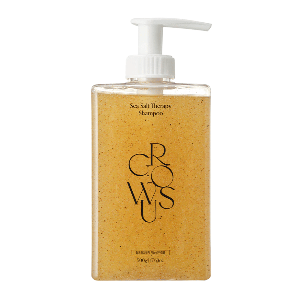 GROWUS Sea Salt Therapy Shampoo 500 ml – exfoliating shampoo with sea salt for balanced scalp