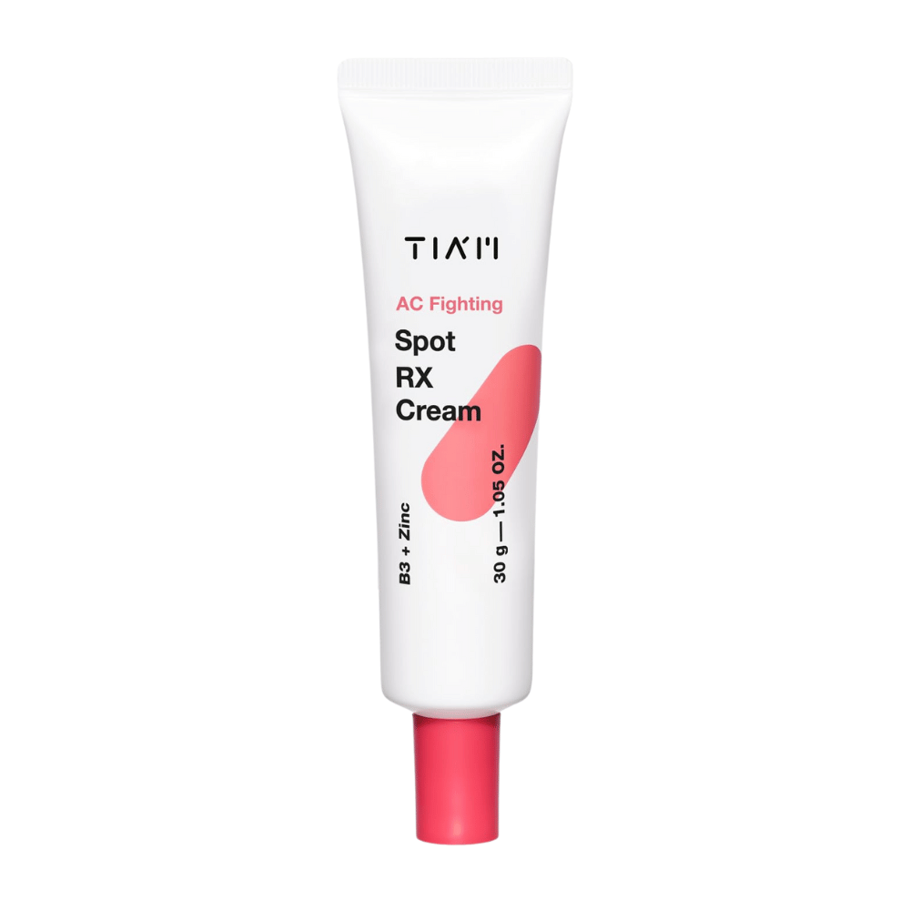 TIA'M AC Fighting Spot RX Cream – spot treatment with zinc and niacinamide for impure skin, reduces inflammation and redness.