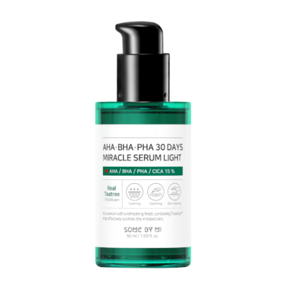 SOME BY MI AHA, BHA, PHA 30 Days Miracle Serum Light 50ml for acne and pigmentation spots.